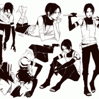 ANBU Itachi posing for us